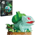 Produktbild: Spinmaster 3D-Puzzle 4D Build - Pokémon Bisasam - detailreicher 3D-Modellbausatz, Puzzleteile