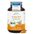 Produktbild: Stärkste Bio Kurkuma Kapseln - 40x effektiver - 15.000mg Kurkuma Pulver/Tag - ohne Pfeffer - höchster Curcumin Gehalt - Curcuma Kapseln hochdosiert, vegan & hochbekömmlich - Acurmin Phytholistic