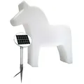 Produktbild: 8 seasons - Motivleuchte Shining Dala Horse 43 cm weiß Solar