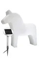 Produktbild: 8 seasons design Shining Horse Solar Dekolampe Pferd, Höhe: 43cm, Weiß, inkl. LED in warmweiß, Solarpanel, Gartenleuchte, Solarleuchte, Outdoor
