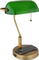 Produktbild: Globo Lighting|Tischleuchte Metall altmessing, 1x E27