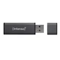 Produktbild: Intenso Alu Line Typ-A 32GB USB-Stick Anthrazit Mit Schutzkappe, bis zu 28 MB/s, USB 2.0 3521481