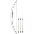 Produktbild: BestSaller 1249 Sportbogen 120cm, Holz, inklusive 3 Saugnapf Pfeile 50cm, natur, 4-teilig (1 Set)