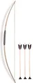 Produktbild: BestSaller 1249 Sportbogen 120cm, Holz, inklusive 3 Saugnapf Pfeile 50cm, Natur, 4-teilig (1 Set)
