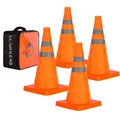 Produktbild: Faltkegel Warnkegel/Verkehrskegel/Verkehrskegelschild/Faltbar Warnkegel Siche...