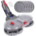 Produktbild: Elektrischer Wischmopp Für Dyson V7, V8, V10, V11 Und V15 Mit Abnehmbarem Wassertank Und 6 Waschbaren Pads – Hybrid-nass- Und Trockenreinigung, Für Hartböden Und Fliesen