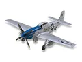 Produktbild: TAMIYA 300060749 Other License 300060749-Luftfahrt, 1:72 P-51D Mustang North American, originalgetreue Nachbildung, Plastik Bausatz, Basteln, Modellbausatz, Zusammenbauen, unlackiert, Mittel