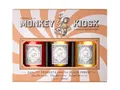 Produktbild: Monkey 47 Kiosk Set, Schwarzwald Gin Probierset mit Dry Gin, Sloe Gin und Barrel Cut, Gin Tasting Geschenk-Box mit drei Miniatur-Flaschen, 3 x 50ml