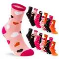 Produktbild: sockenkauf24 Socken 10 Paar Kinder Socken Jungen & Mädchen Baumwolle Kindersocken (23-26) - 54338
