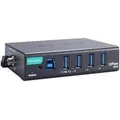 Produktbild: Moxa UPORT 404A-T - USB 3.2-Hubs mit 4 Anschlüssen für den industriellen Einsatz, Betriebstemperatur -40 (USB-A, 4 Ports) (UPORT 404A-T)