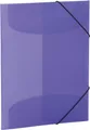 Produktbild: HERMA Sammelmappe A3 Violett Lila Transluzent, Eckspanner-Mappe aus Kunststoff m