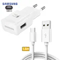 Produktbild: 1x 1,5m Original Samsung USB-C Schnellladekabel + 1x Original schnellade Adapter