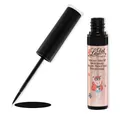 Produktbild: LaDot Wasserfester Tattoo Liner 4ml schwarz. Für temporäre Tattoos zum Selbstgestalten, Ausmalen und Verzieren. Vegan, tierversuchsfrei und hypoallergen. Wasserfest, hält mehrere Tage.