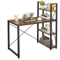 Produktbild: Schreibtisch, Computertisch mit Regalböden, Bürotisch, Vintage VASAGLE LWD48X