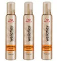 Produktbild: 3x 200ml Wellaflex Schaumfestiger Locken & Wellen Starker Halt Styling