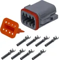 Produktbild: KALI-1208-S DEUTSCH DT Steckverbinder Buchsen Set 8 polig
