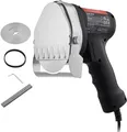 Produktbild: VEVOR Elektrisches Schawarma-Messer, 80 W, Türkisches Kebab-Messer, Kommerzieller Gyro-Schneider aus Edelstahl, Döner-Kebab-Fleischschneider mit 2 Klingen, 10 cm Klingendurchmesser