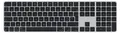 Produktbild: APPLE Magic Keyboard with Touch ID and Numeric Keypad for Mac models with Apple silicon - French - Black Keys