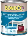 Produktbild: Bondex Wetterschutz Farbe Purpurrot (RAL3004) 0,75 L für 7 m² | Extreme Deckkraft | Hervorragende Witterungsbeständigkeit | seidenglänzend | Wetterschutzfarbe | Holzfarbe
