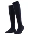 Produktbild: FALKE Damen Kniestrümpfe Softmerino W Kh Wolle Baumwolle lang einfarbig 1 Paar, Blau Dark Navy 6379, 41-42