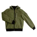 Produktbild: Modeka Clarke Softshell Motorrad Jacke Gr. L - Olive Grün Hoodie