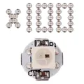 Produktbild: 100 Stück WS2812B RGB LED Chips 5050 SMD mit Kabel und PCB