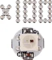 Produktbild: 100 Stück WS2812B RGB LED Chips 5050 SMD mit Kabel und PCB 5V 256