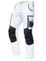 Produktbild: PUMA Workwear Precision X - Arbeitshose Herren - Premium Arbeitskleidung mit vielen Taschen und verstärkten Kniepartien - Funktionshose mit Stretch für Handwerk und Baugewerbe - Weiß/Anthrazit - 64