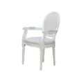Produktbild: ebuy24 Esszimmerstuhl Rokoko/Amaretta Esszimmerstuhl mit Armlehne antik