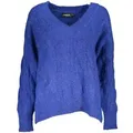 Produktbild: V-Ausschnitt melierter Strickpullover