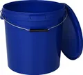 Produktbild: BenBow Eimer mit Deckel 30L x5 Blau - lebensmittelecht, stabil, luftdicht, auslaufsicher, geruchsneutral - Plastikeimer mit Henkel - leer