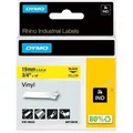 Produktbild: DYMO Schriftbandkassette Rhino ID1 18433 19mmx5,5m sw auf ge