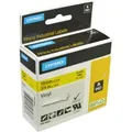 Produktbild: Dymo Label Band IND 18433 (S0718470) schwarz auf gelb 19mm x 5,5m Vinyl