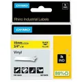 Produktbild: 1-20x DYMO RHINO Vinyl-Schriftband schwarz/gelb, 19 mm x 5,5 m SPARE BIS ZU 28%