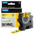 Produktbild: DYMO Schriftband RHINO  18433, 19 mm schwarz auf gelb, 1 St.