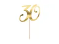 Produktbild: Cake Topper '30' 20,5cm Tortendeko Kuchendeko Cupcake Kuchen Torten Geburtstag Jubiläum