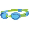 Produktbild: Zoggs Little Twist Schwimmbrille Kinder 0–6, Kinder Schwimmbrille mit UV-Schutz, Antibeschlag, Kleinkind Junior Brille, Schnell Verstellbares Kopfband, Blaues Glas, Blau/Grün