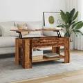 Produktbild: vidaXL Couchtisch, Altholz, 101 x 49 x 52 cm, verleimtes Holz