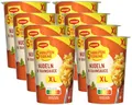 Produktbild: MAGGI 5 Minuten Terrine XL Nudeln in Rahmsauce, leckeres Fertiggericht mit Instant Nudeln, Pasta-Snack in cremig herzhafter Sauce, 8er Pack (8 x 83g)