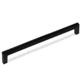 Produktbild: SOTECH Möbelgriff Blackline I BA 224 mm schwarz matt, Schrankgriff Länge 234 mm x Breite 10 mm x Höhe 28 mm, Bügelgriff aus Aluminium