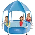 Produktbild: Intex Frame Pool 183 x 38 cm | Kinderpool mit Sonnendach