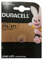 Produktbild: Duracell Silberoxid-Knopfbatterie, 1,55V, D377, SR66, 1er Blister, 1 Stk.