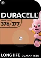 Produktbild: Uhrenbatterie 1 x Duracell 376/377 Code: SR626 1,5V Silver Oxide 1er Blister NEU