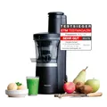 Produktbild: Panasonic Slow Juicer MJ-L700KXE, elektrische Fruchtpresse, Entsaften von ganzen Früchten und Gemüse, 75-mm Öffnung, schlankes Design, sicher und praktisch, Schwarz, Mattschwarz