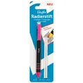 Produktbild: Läufer Kunststoff-Radierstift, inkl. 2 Ersatzradierer, pink