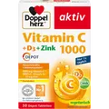 Produktbild: Vitamin C 1000 + D3 + Zink Depot (30 Tabletten)