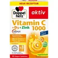Produktbild: DOPPELHERZ Vitamin C 1000+D3+Zink Depot Tabletten 30 St