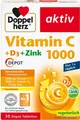 Produktbild:  Vitamin C 1000 + D3 + Zink Tabletten zur Unterstützung des Immunsystems, schöner Haut und Nägel 30 TA