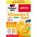 Produktbild: Doppelherz Vitamin C 1000 + D3 + Zink Depot, 30 St. Tabletten 17580390