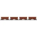 Produktbild: Märklin 0730 H0 4er-Set Schwenkdachwagen Tals 968 der DB (Spur H0) (0730)